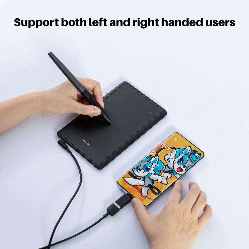 HUION Inspiroy H420X Graphics Drawing Tablet Android Supported Online Teaching