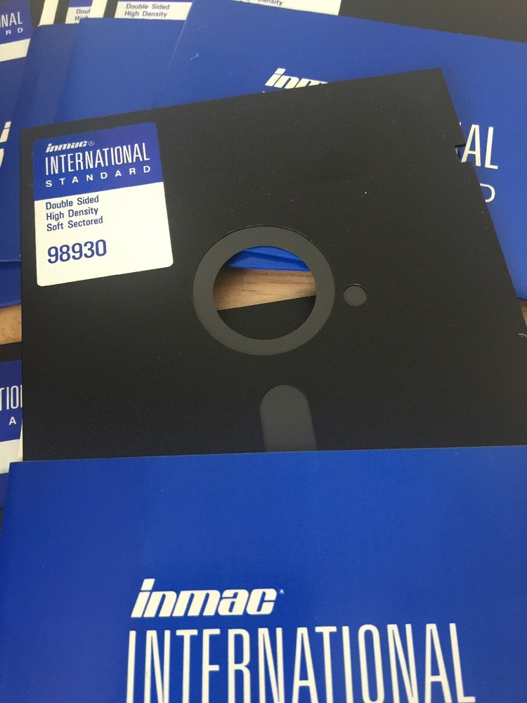 7 Inmac International Standard 5.25" Computer Floppy Disks