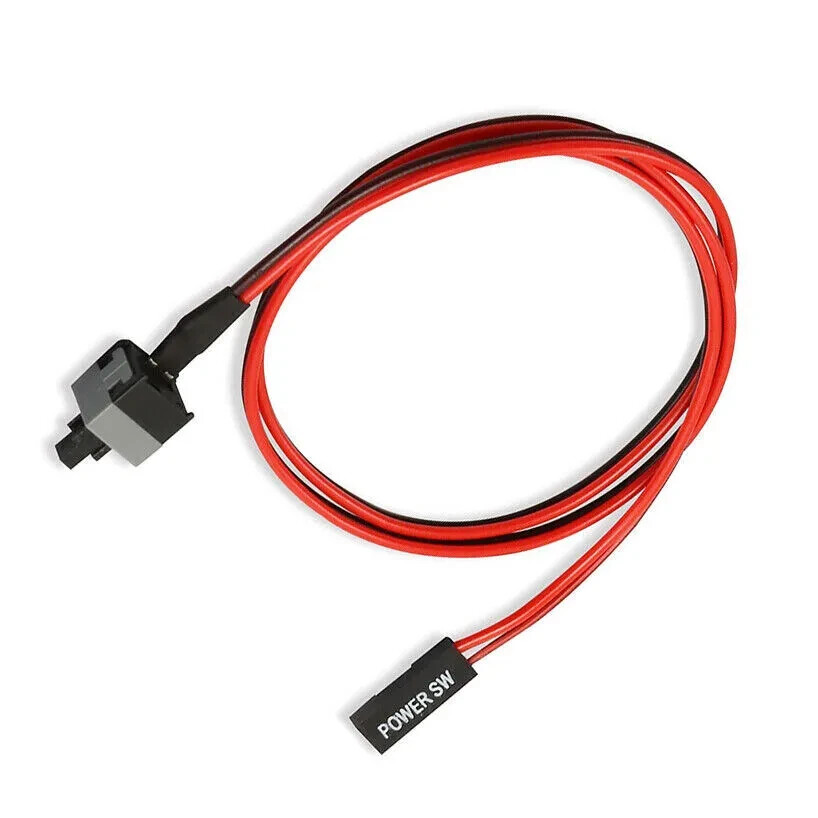 20" Inch PC Case Motherboard ATX Power Switch Reset Button ON/OFF Cable / Wire