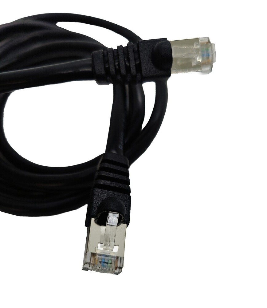 50Ft Cat6a SFTP 26AWG Shielded Patch Cable 100% Pure Copper Wire