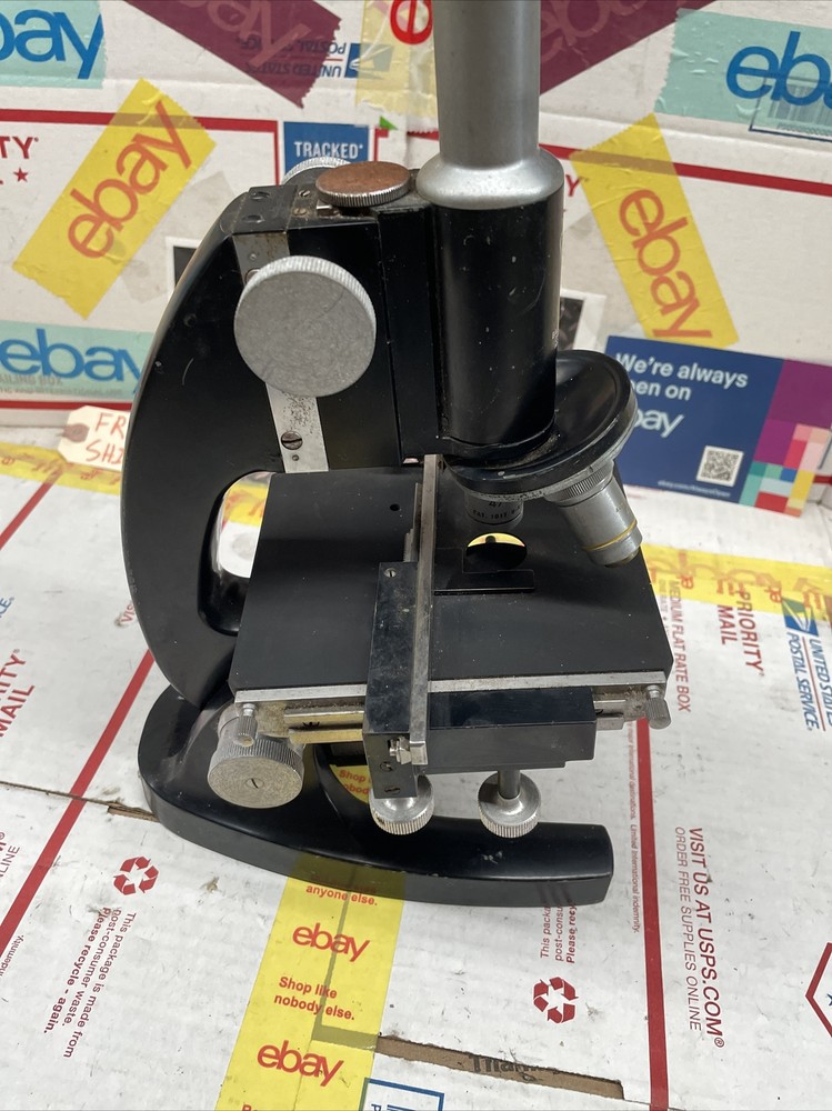 VINTAGE BAUSCH & LOMB MICROSCOPE # 16033-443