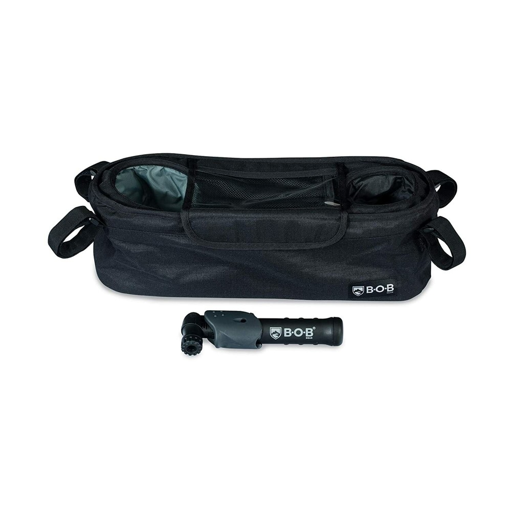BOB Single Handlebar Console for BOB Single Strollers w/ Tire Pump Brand New!!