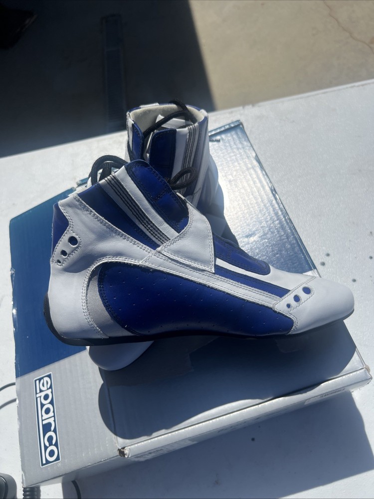 Sparco Formula+ SL8 boots Blue/White Size 40 NIB