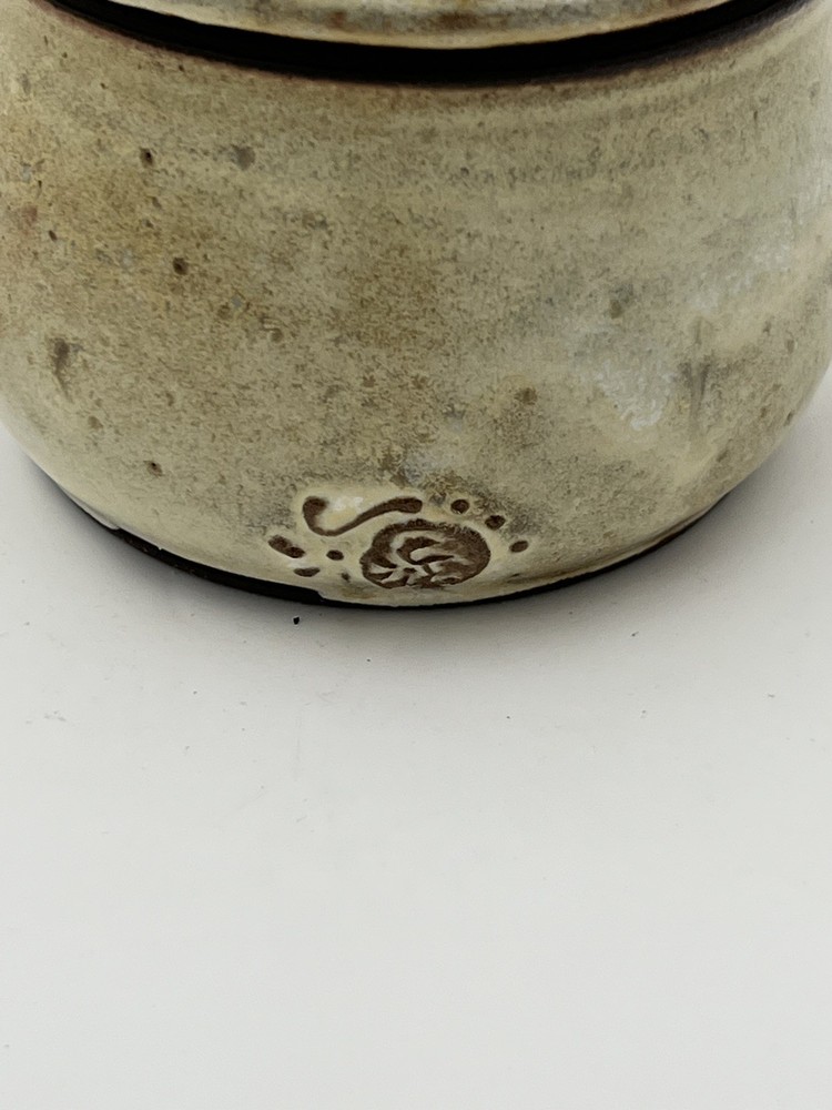 Pottery Butter Bell Handmade Signed