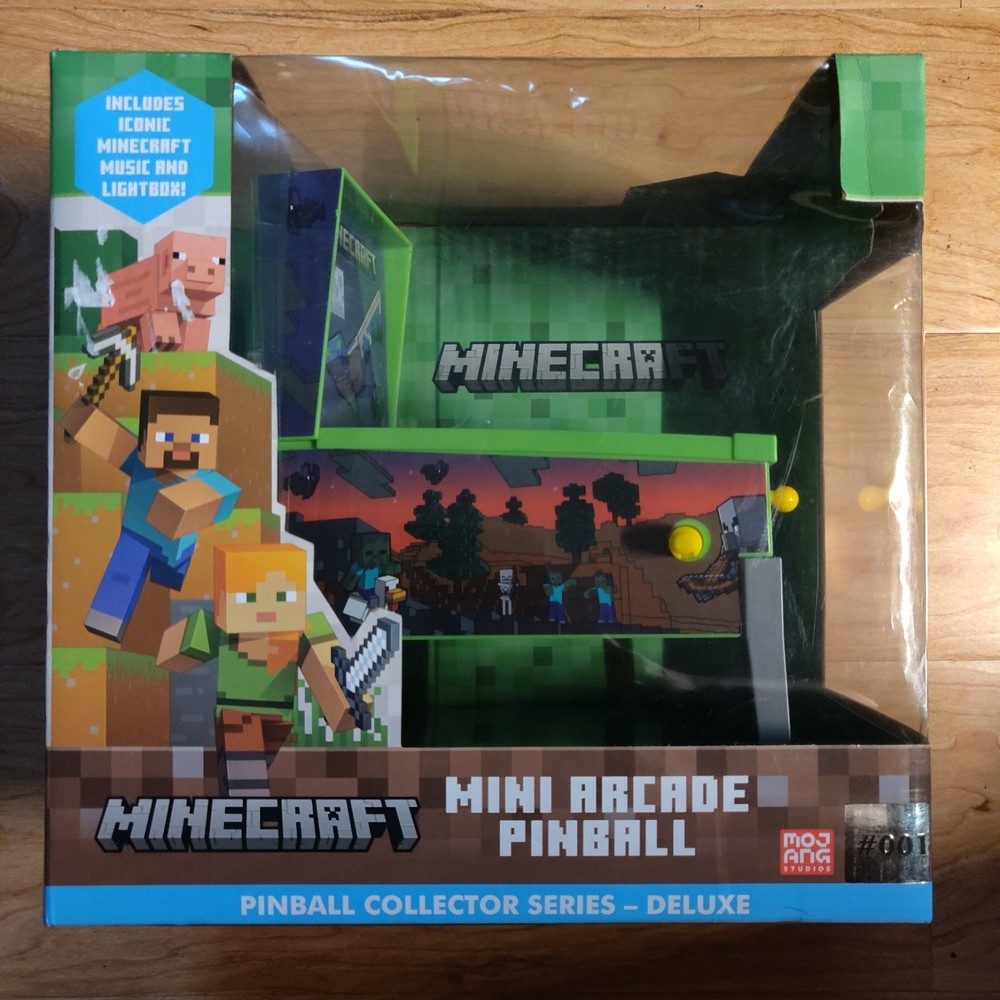 Minecraft Mini Arcade Pinball Playset Brand New