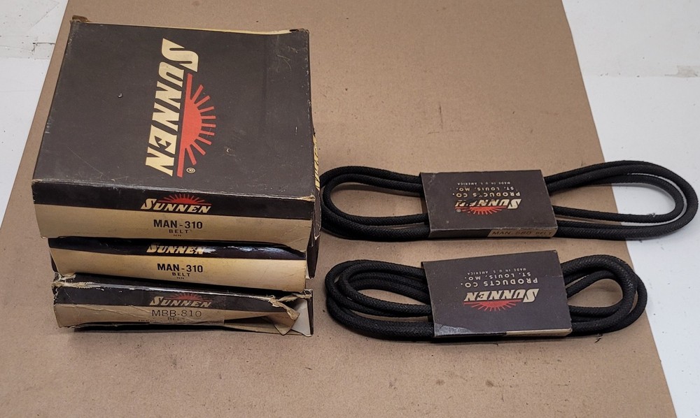 Sunnen Belts – Various Sizes – Set of 5