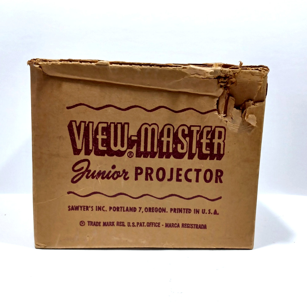 1950’s VIEW-MASTER Junior PROJECTOR Junior LUMA-RAY w/original Box Tested