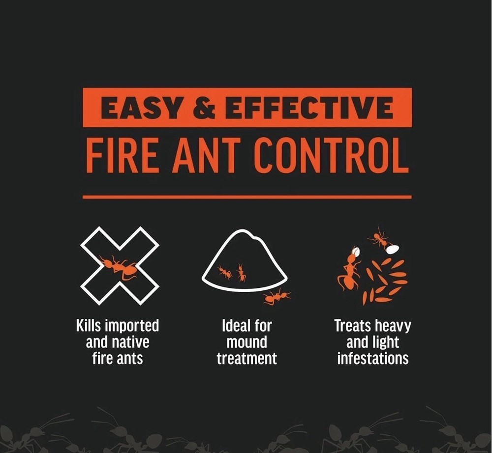 AMDRO Fire Ant Bait Killer Granules Hydramethylnon - 1 Lb.