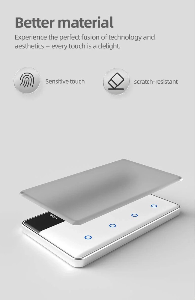 ZigBee Custom DisplayName Smart Touch Light Switch/AU RCM SAA/Apple Alexa Google