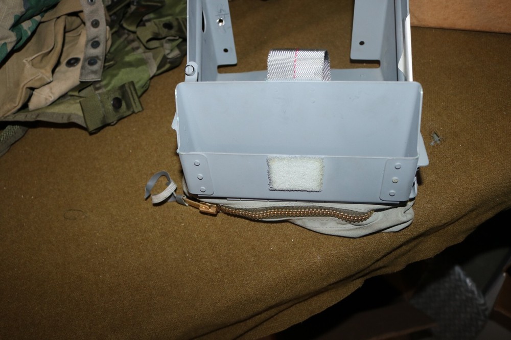 RARE F-4 Phantom cockpit mounted zippered flip down map case