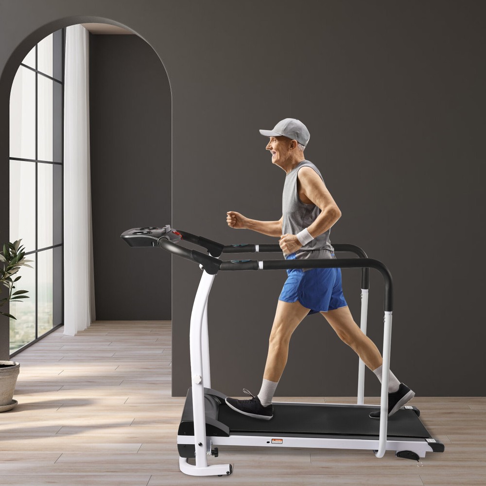 Multi-function Rehab Treadmill For Elderly, Indoor Exercise Machine 0.5-6Km/H US