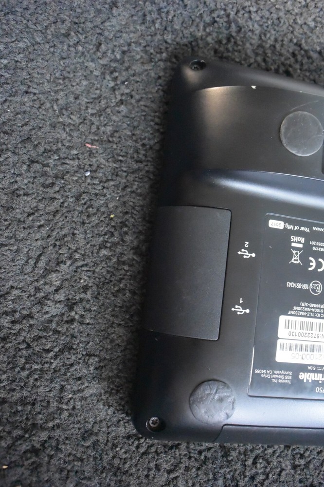 Trimble Machine Grade Control Panel Model GFX-750 P/N: 121000-05