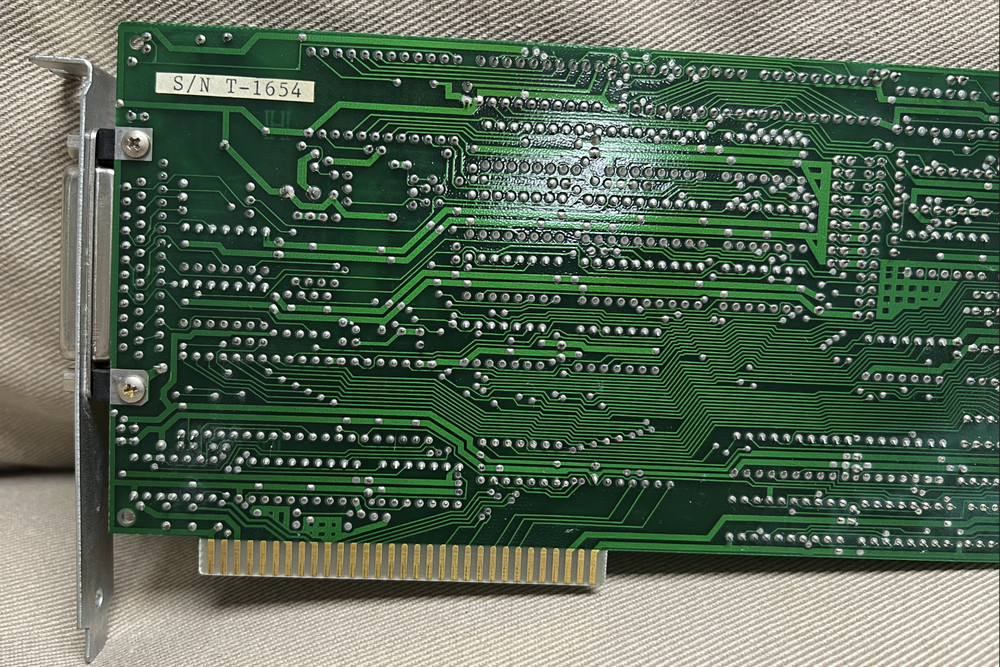 Tecmar Captain -8-bit ISA Multifunction Card w Real Time Clock -384k RAM -Tested