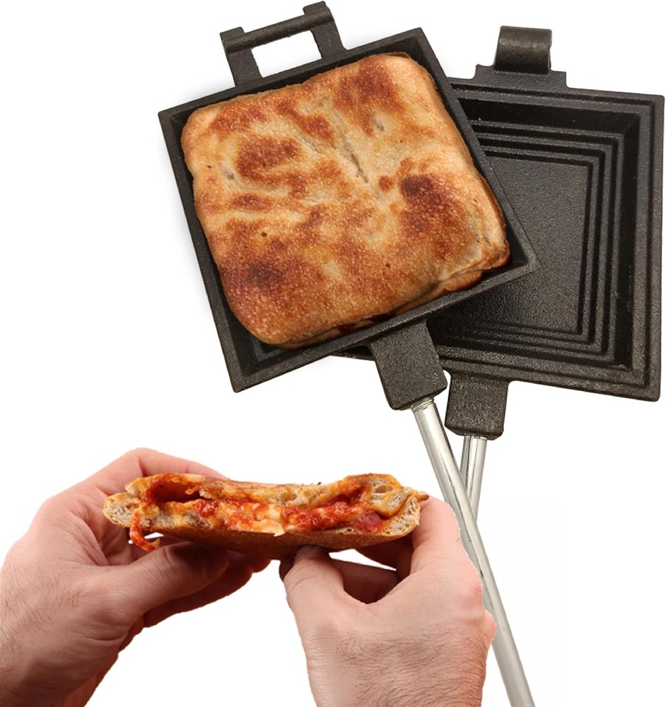 Coghlan's Cast Iron Camping Cookware - Pre-made Pie Pan Sandwich Maker