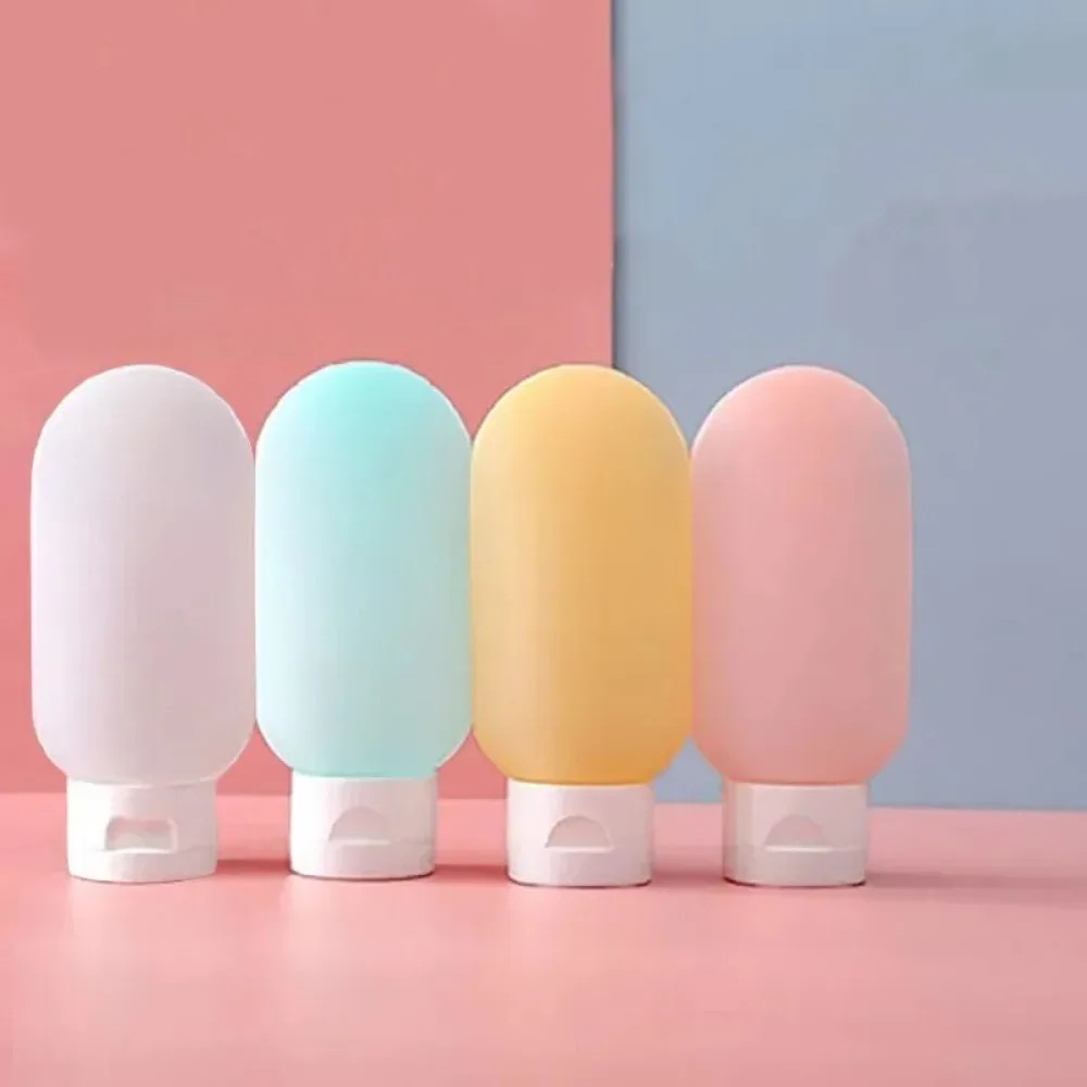 Refillable Water Bottle, Soft Silicone Squeeze Tube Packaging Empty Bottle, Whol