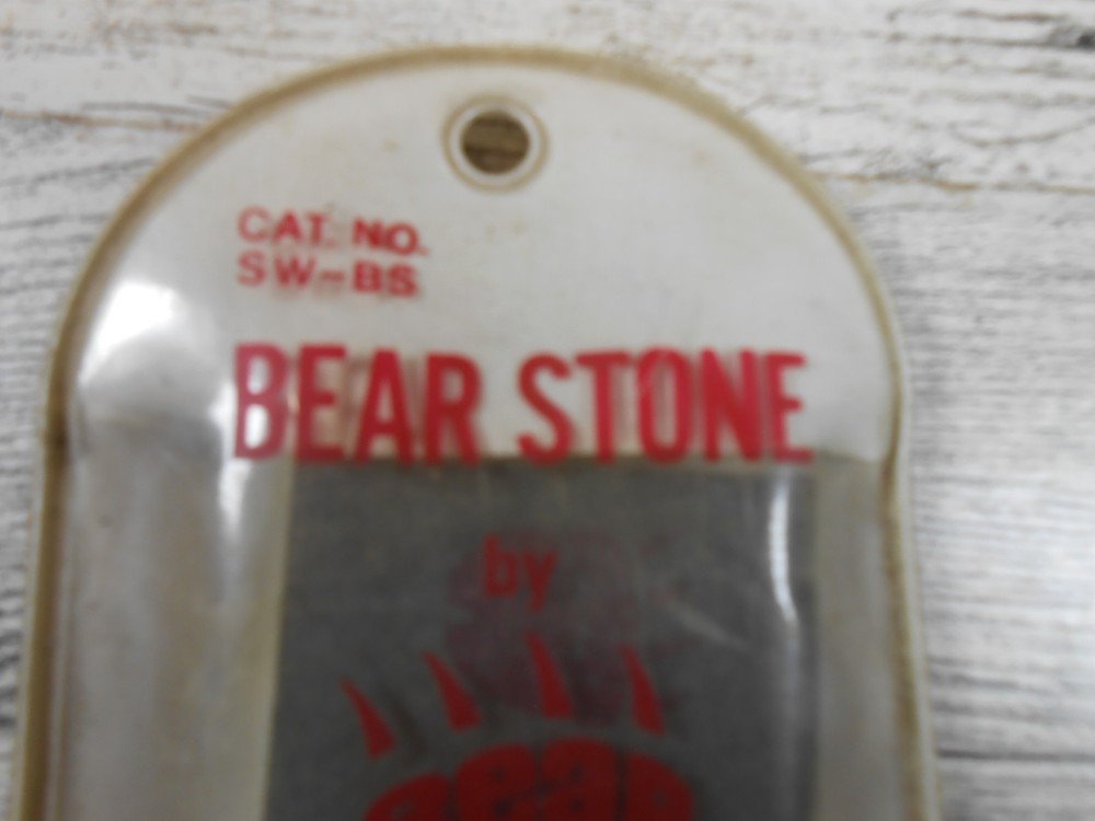 Bear Paw SW-BS Fishhook Sharpener Sharpening Stone Grooved Knife