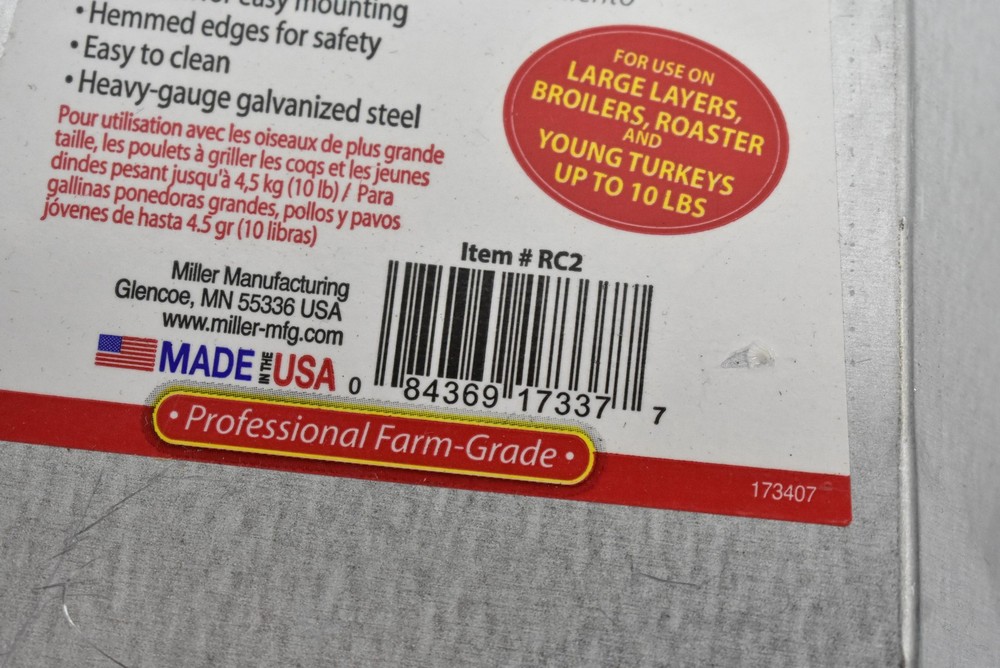 Little Giant RC2 Restraining Cone Galvanized Made in USA Poultry Processing