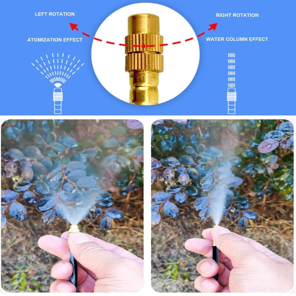 New drip Irrigation kit, Automatic Garden Watering System, Quick Connector an...