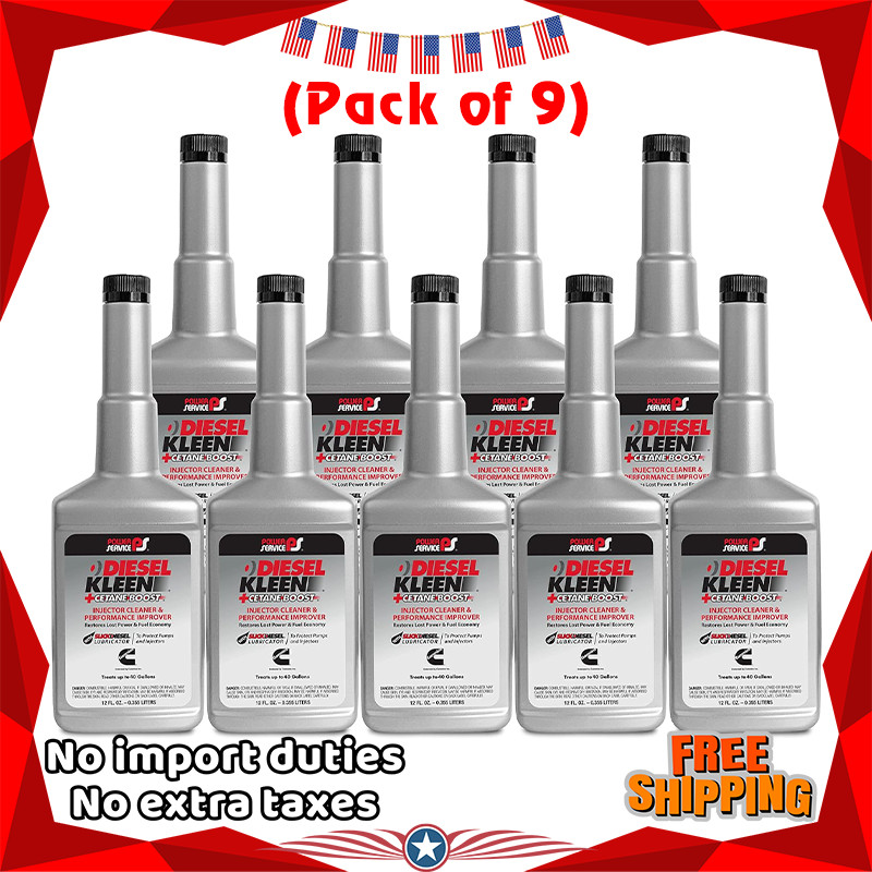 Power Service Diesel Kleen Cetane Boost Fuel Additive 12oz 9 Pack Improve Powers