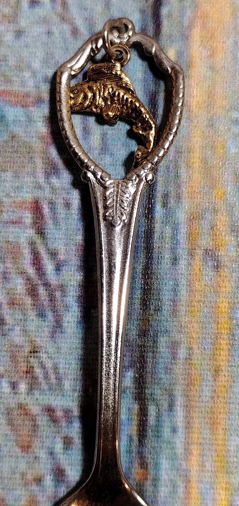 Minnesota Souvenir Spoon with Fish Pendent