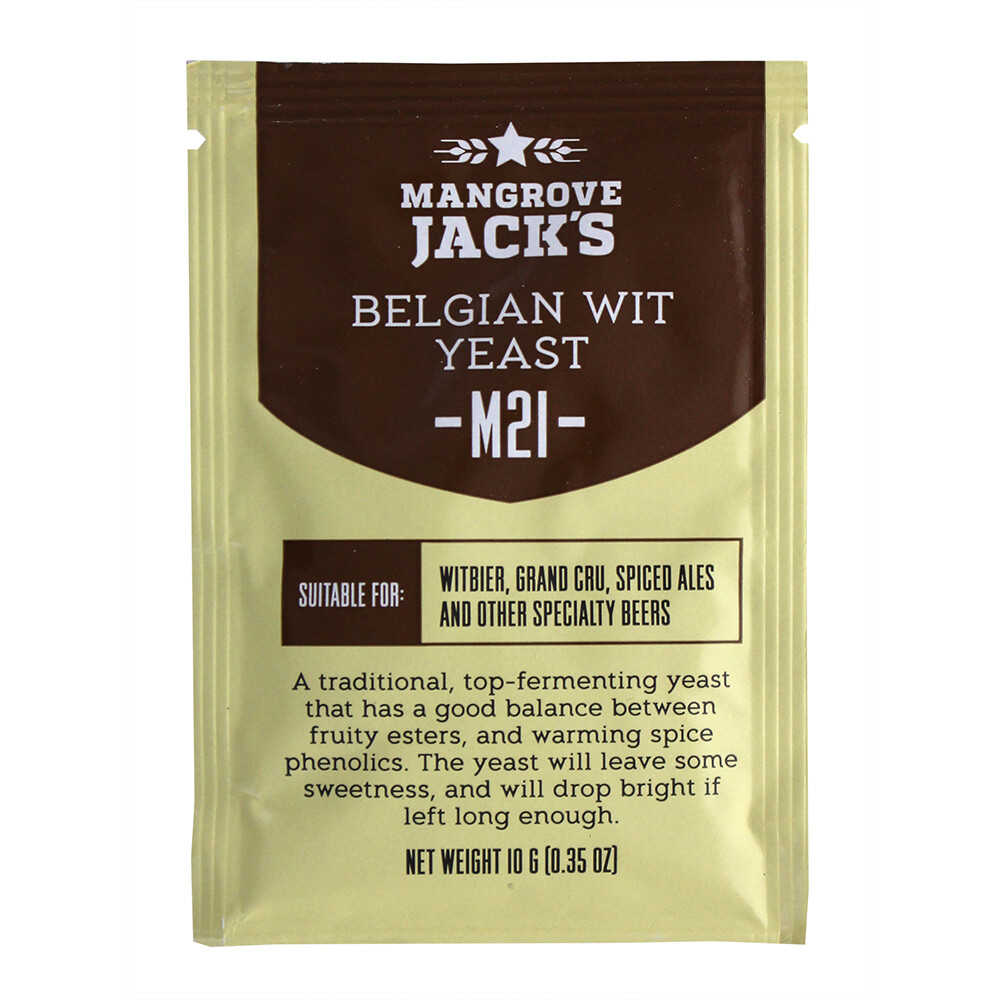 Mangrove Jack's Craft Series Yeast M21 Belgian Wit 10g