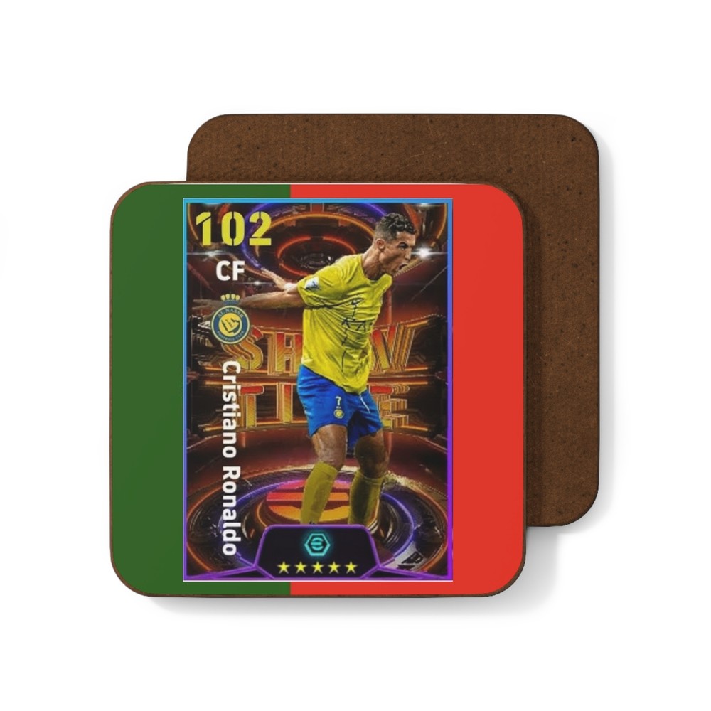 Cristiano Ronaldo Hardboard Back Coaster