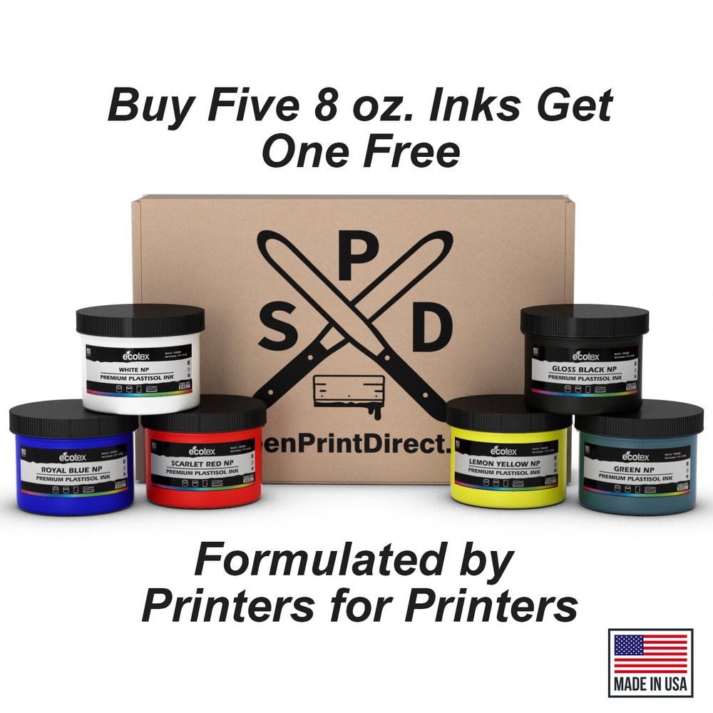 Ecotex® Orange - Water Based Ink for Screen Printing - ALL SIZES