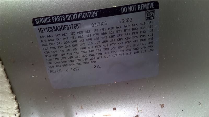 Driver Left Front Spindle/Knuckle Fits 14-20 IMPALA 103652445