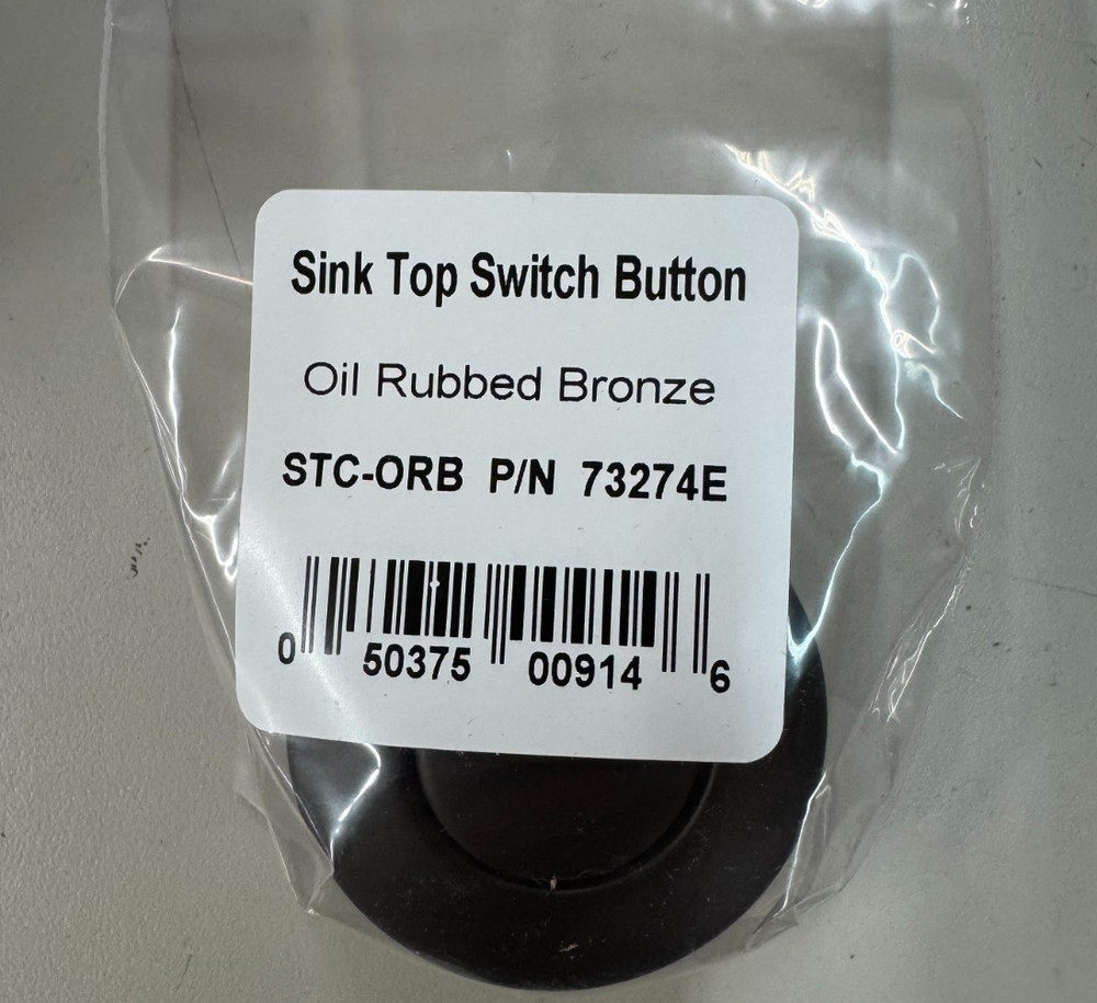 InSinkErator STC-ORB SinkTop Switch Push Button Oil Rub Bronze