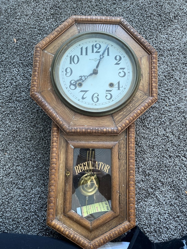 E. Ingraham Co Vintage Wall Clock