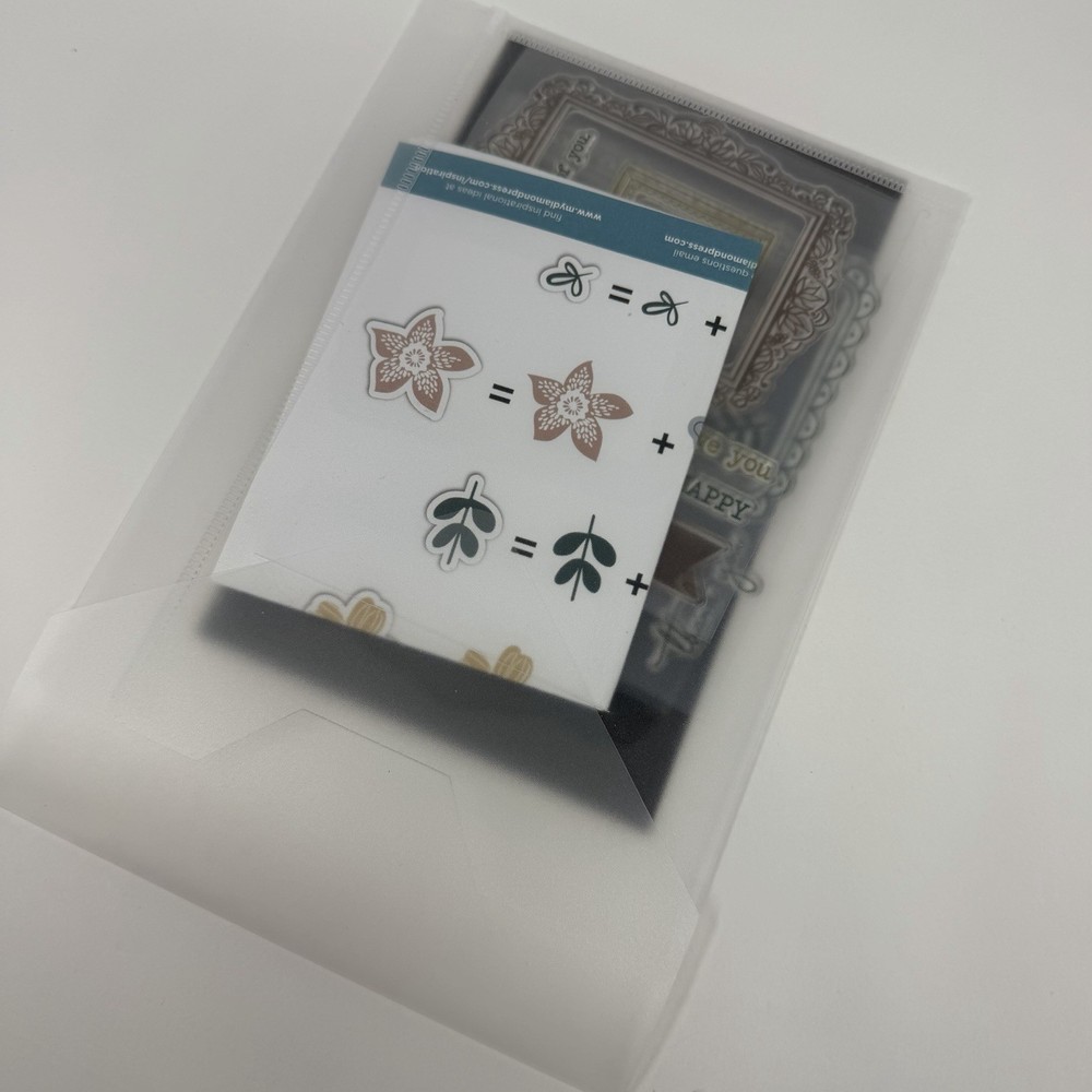 Diamond Press DP Doodle Frames Dies & Stamps Set Over 30 pieces