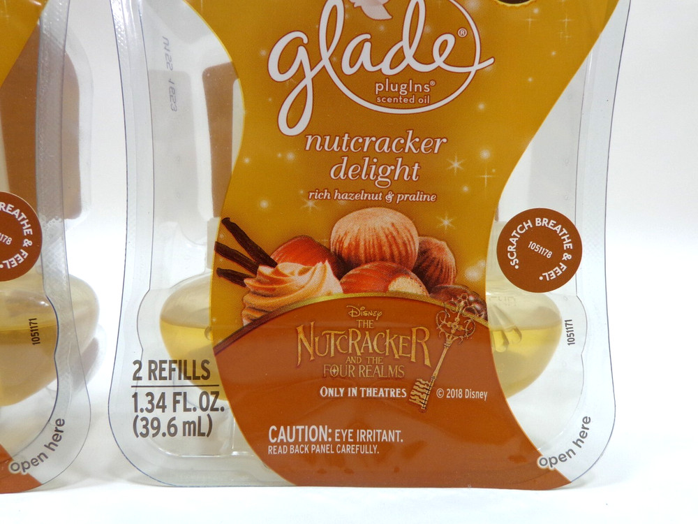 Glade 1051152 Nutcracker Delight PlugIns 1.34oz Scented Oil Refills 6 refills
