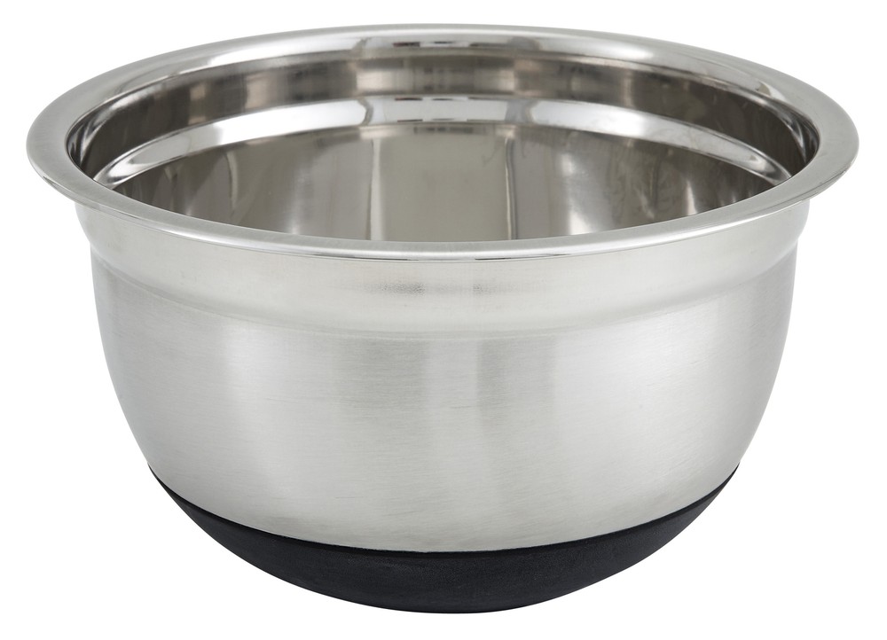3qt Mixing Bowl, Silicone Base, S/S (12 Each)