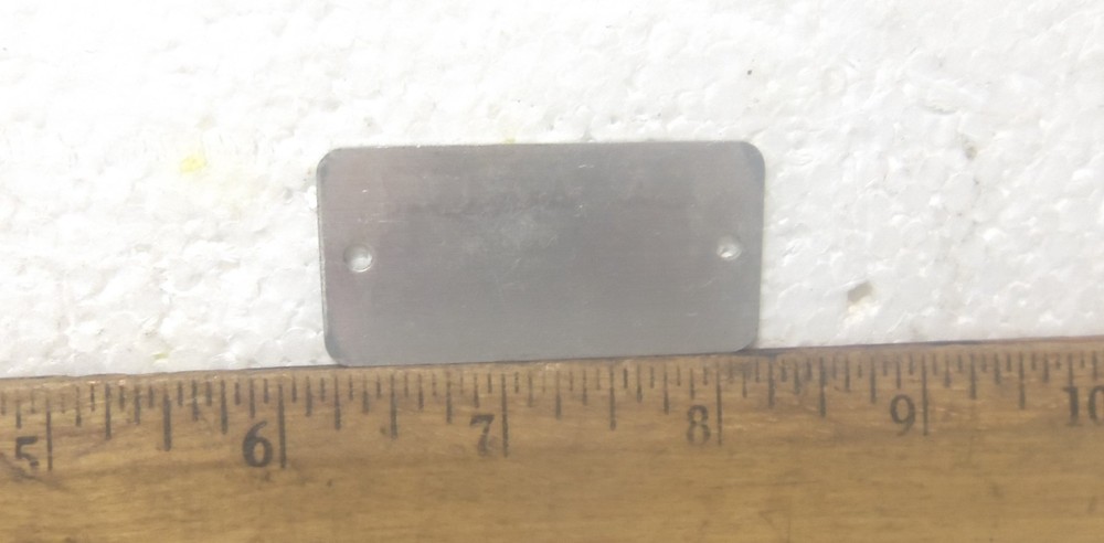 USA - A62LAV – Name / Identification Plate (NOS)