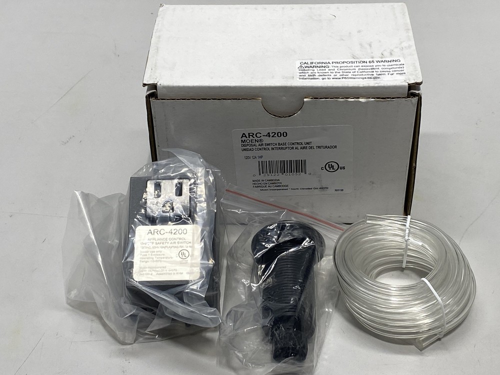 Waste King ARC-4200 Garbage Disposal Air Switch Base and Control Unit, Black