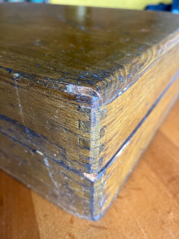 Antique Mandeville & King Co. Seed Box Wood