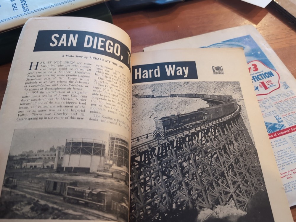 Railroad Magazines - October And May 1953