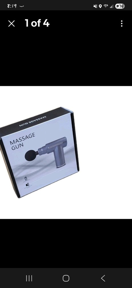 Massage Gun Deep Tissue Percussion Massager Muscle Relaxer - Multiple Techniques