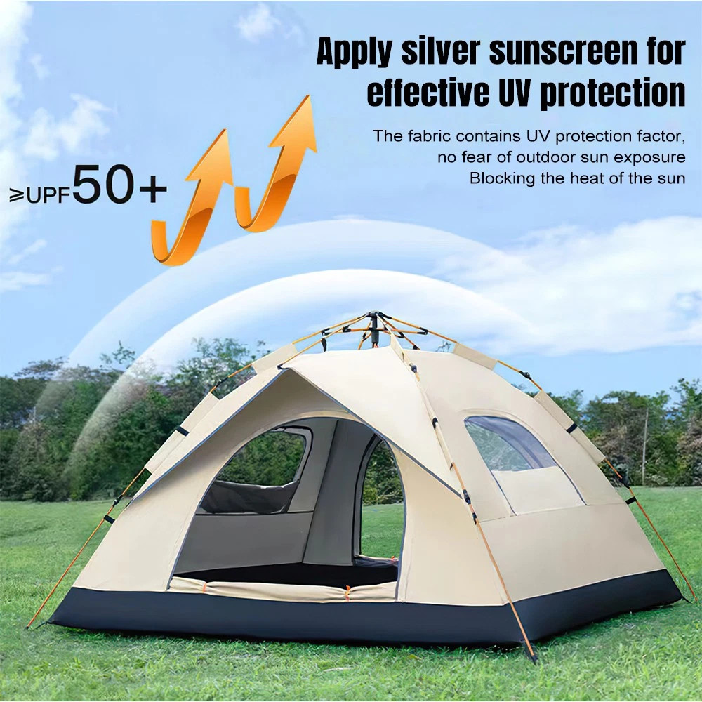Automatic Instant Outdoor Camping Tent Camping Tent, Quick Setup Zipper Closure