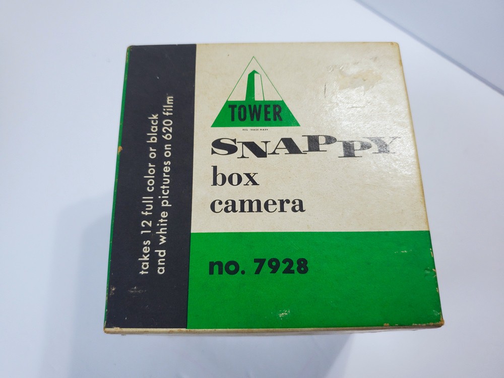 Vintage Tower SNAPPY Box Camera #7928 ORIGINAL BOX ~ Empty Box Only