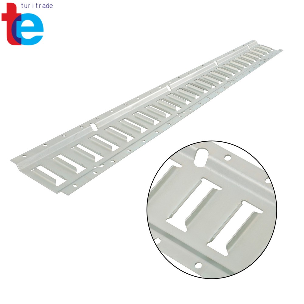 (4 Pack) 4' E Track Tie Down Rail Kit Galvanized Steel For Motorcycle Tie Downs