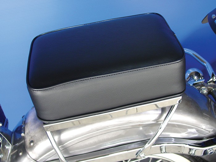 Corbin Black Luggage Rack Pad Kit for Harley-Davidson