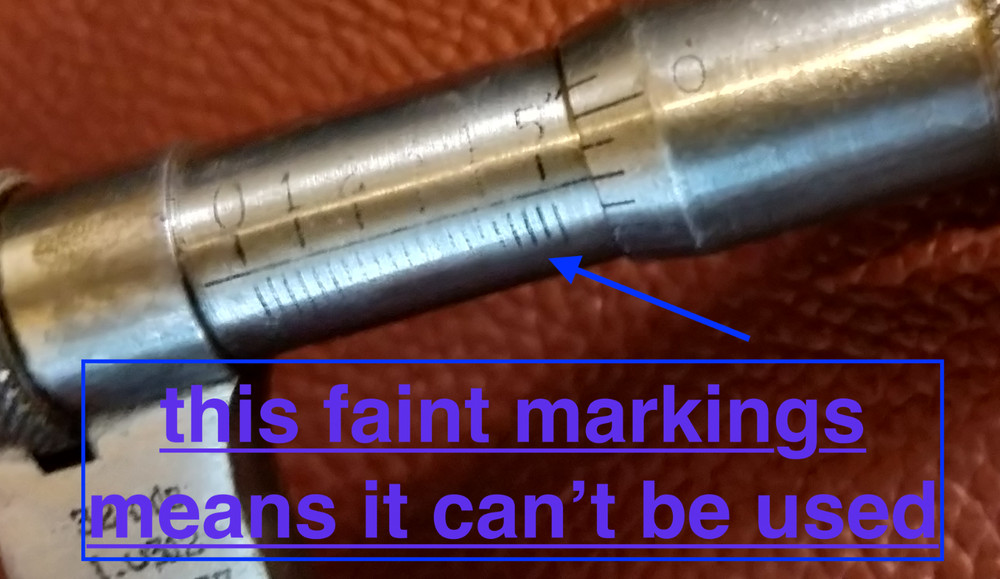 Vintage Helios Outside Micrometer 0-1/2" Range MINI