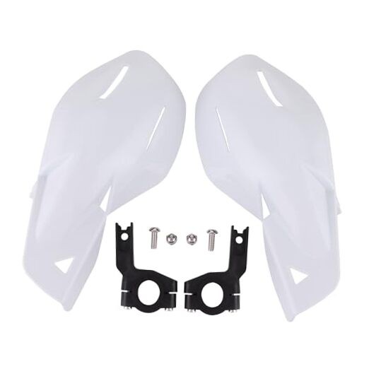 7/8" Handlebar Hand Brush Guards Protector Handguards Assy Replacement White