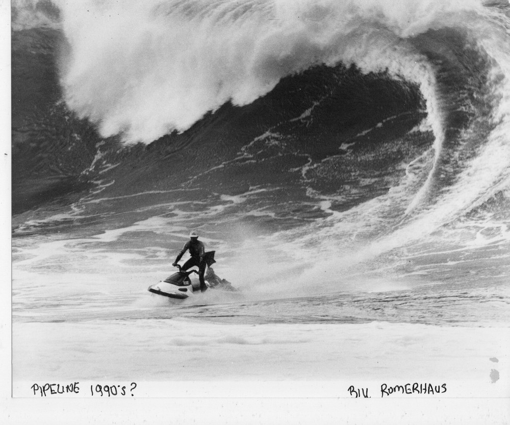 SURF MAGAZINE RETURNS: PIPELINE LIFEGUARDS 90'S HAND PRINTED ORIGINAL. UNMOUNTED