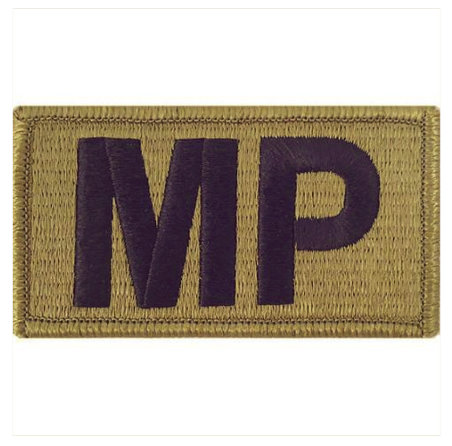 Vanguard ARMY PATCH: MP LETTERS - EMBROIDERED ON OCP