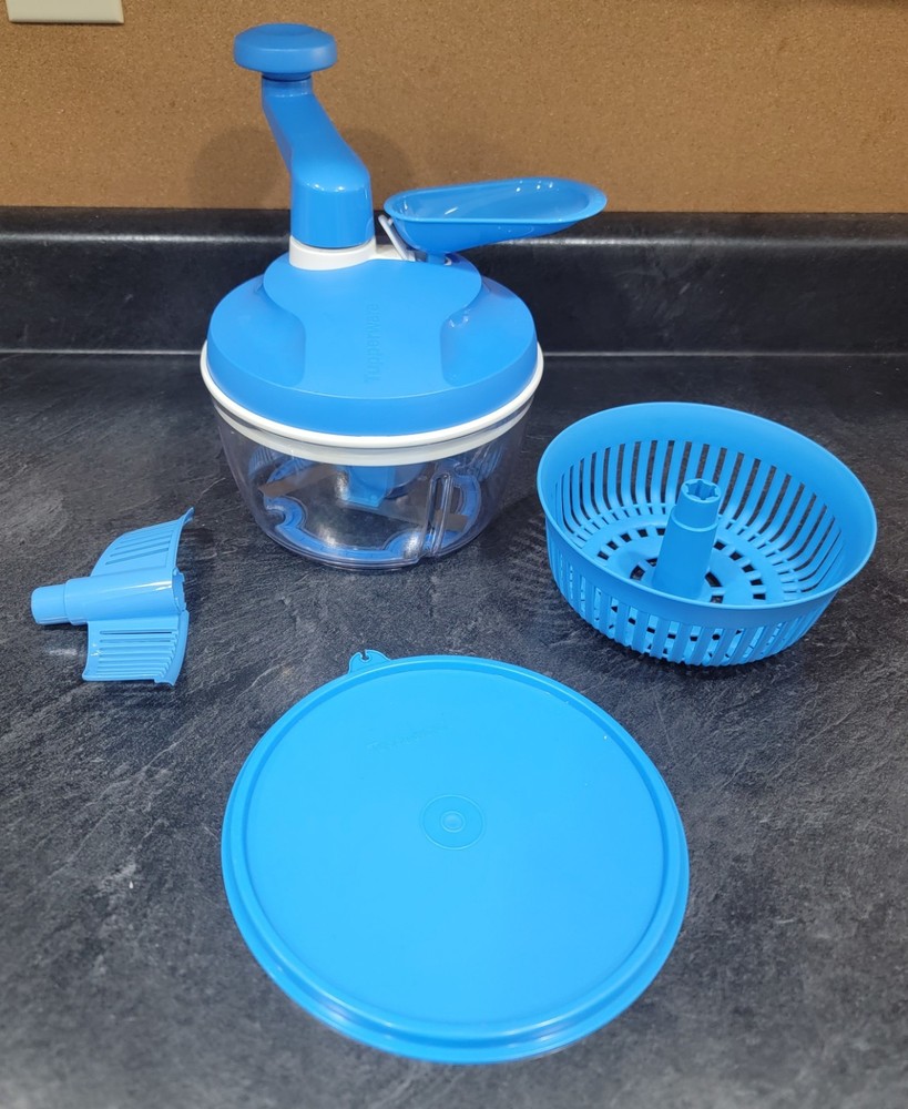 Tupperware Quick Chef Pro System Manual Food Processor – Never USED, No Box