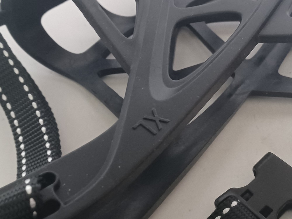 Adjustable Silicone Dog Muzzle No Bite Caged Mouth Mesh Cover Size X-Large