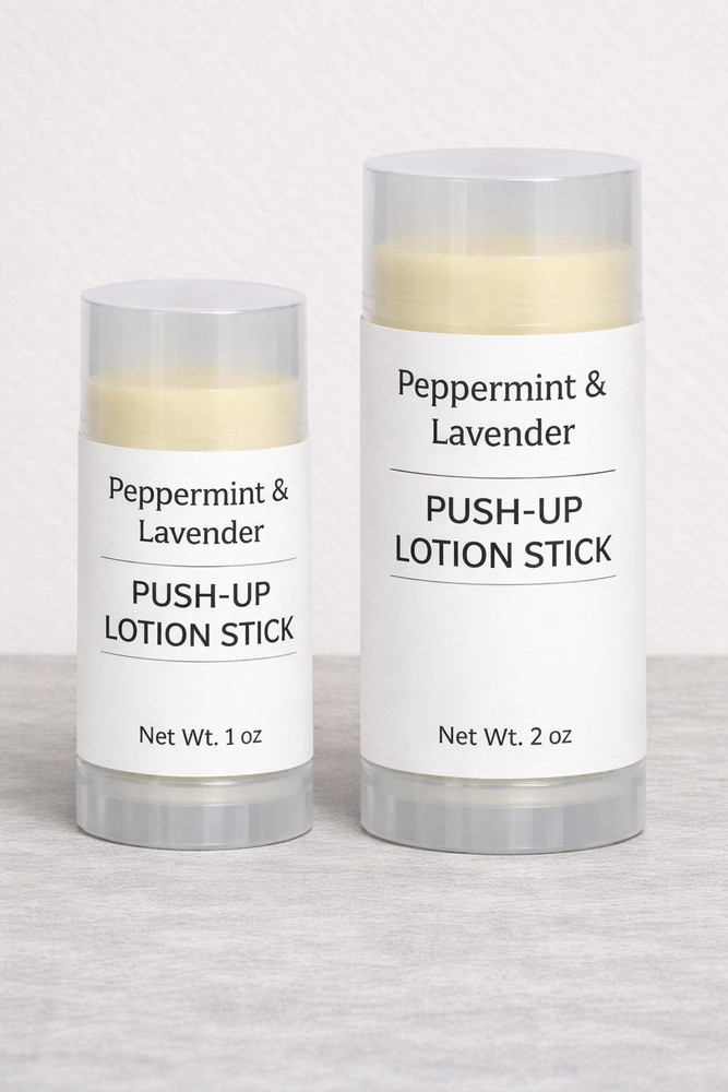 Handmade Push-Up Lotion Stick Moisturizing Solid Lotion Balm – Choose Scent