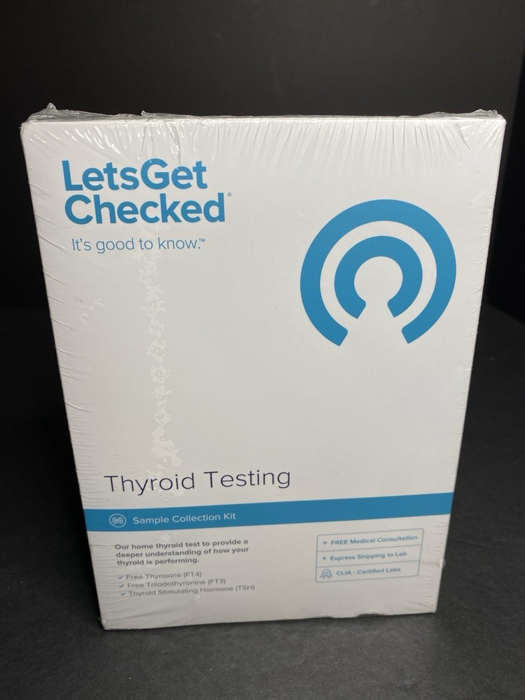 NEW Lets Get Checked Thyroid Testing Kit SEALED *read exp*